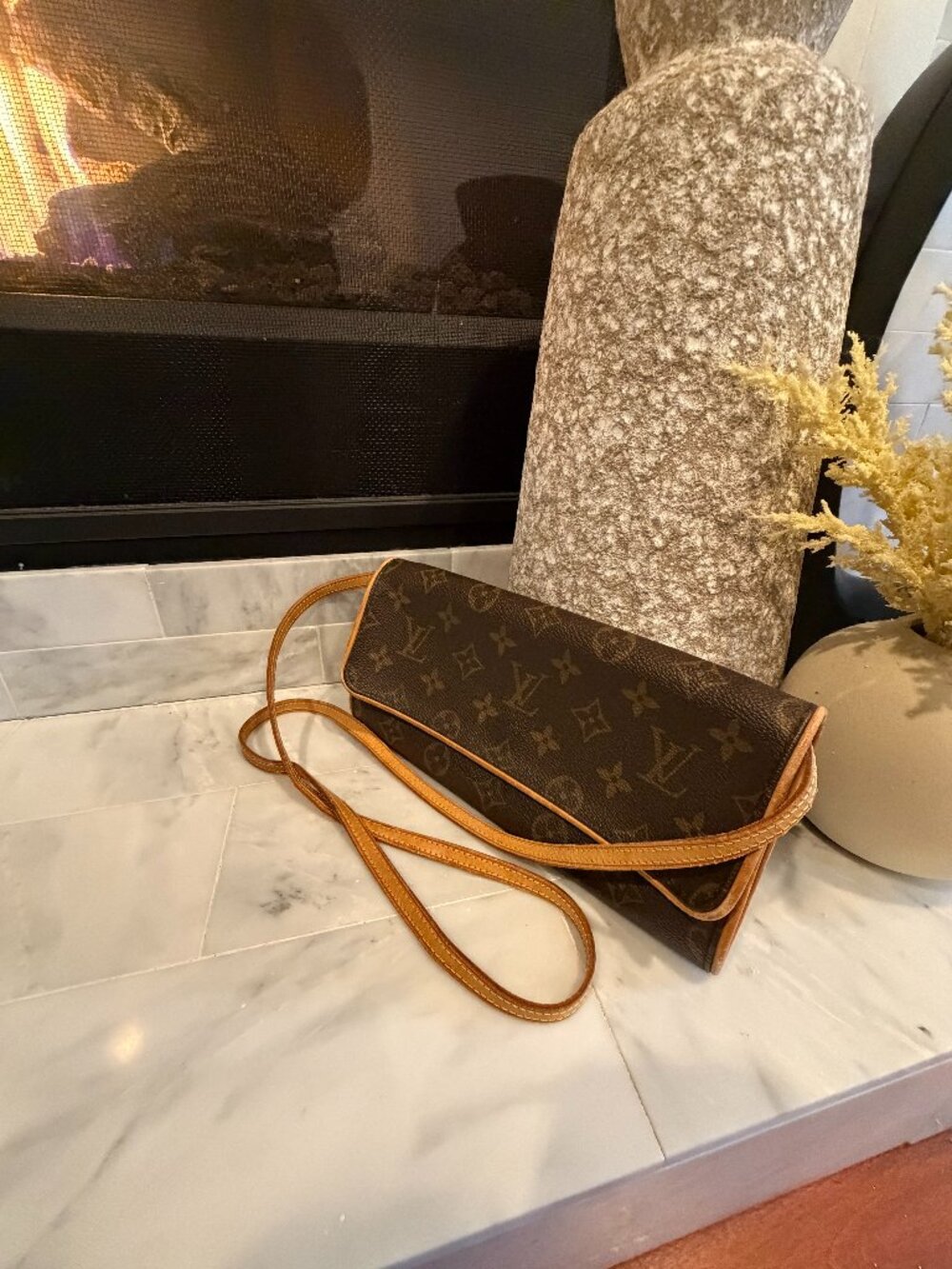 Louis Vuitton Twin Pochette GM Monogram Crossbody | Vintage LV